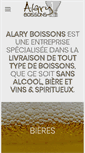 Mobile Screenshot of alary-boissons.fr